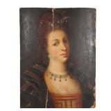 Early Unsigned O/B Portrait of a Woman