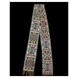 Ornate Native American Beaded Sash