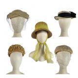 Five Womenï¿½s Vintage Hats