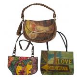 Three Leather Bags incl. Joon, Insiders, Plus