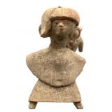 Pre-Columbian Mayan Style Ceramic Whistle