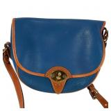 Dooney & Bourke Blue Leather Crossbody