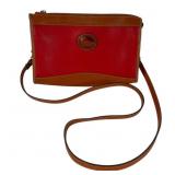 Dooney & Bourke Red and Brown Leather Bag