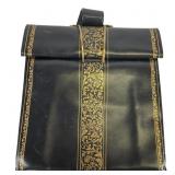 Papini Firenze Black Leather Clutch