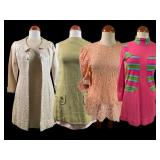 Three Dresses and One Lace Top