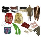 Womenï¿½s  Vintage Access. Gloves, Aprons, Fur, Plus