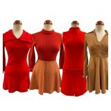 Four Womenï¿½s Vintage Dresses