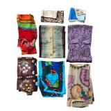 Grouping of Silk Scarves incl. Nicole Miller