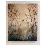 Decorative Canvas Print with Floral Motif