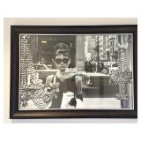 Framed Black-and-White Print, 30ï¿½41 Inches