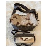 Handmade Louis Vuitton Style Hide Purse & Wallet S