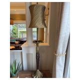 Decorative Table Lamp with Gold Shade