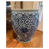 Blue and White Chinese Garden Stool