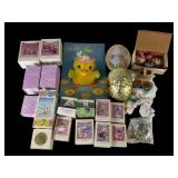 Large Box of Easter Collectibles 1990s