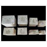 Department 56 Snow Bunnies Miniatures Set of 8