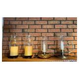 Four Hurricane and Electric Candles