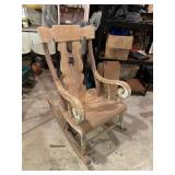 Antique Rocker Ready for Redecoration