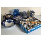 Blue and White Tableware Lot