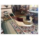 Antique Childrenï¿½s Wooden Push Sled