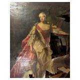 Two Early Frames with Canvas Art Remains