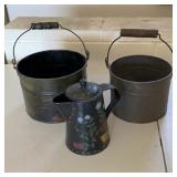 3 Metal Kitchen Containers