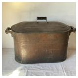 Copper Coated Galvanized Tub with Lid
