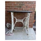 Singer Garden Table with Slate Top