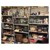 Three Metal Shelves of Primitives