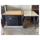 Tool Dock Storage Unit and Wheeled Table