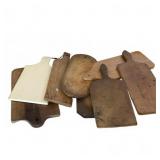 Eight Assorted Wooden Cutting Boards
