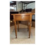 Country One Drawer Stand with Glass Knob