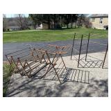 Vintage Wooden Collapsible Clothing Dry Racks