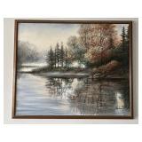 Large Oil on Canvas by Andrew