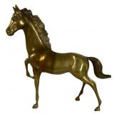 Vintage MCM Brass Horse Statue
