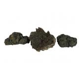 Three Mineral Specimens Including Pyrite