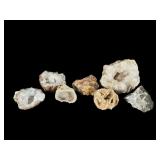 Quartz and Calcite Clusters and Geodes