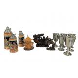 Steins, Pewter Goblets & More