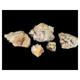 Quartz and Calcite Crystal Cluster Group