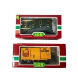 LGB G Gauge Box Car Set, Two Models