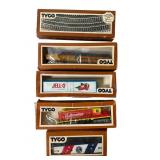 5 Tyco HO Scale Electric Trains in Boxes