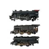 Three Vintage Lionel O Gauge Locomotives