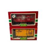 LGB G Gauge/Scale Box Cars 4335S and 4034 in Boxes
