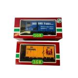LGB German Box Car Train Sets, No. 4034 and  4127