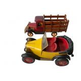Wooden Truck Wagon and BRUM Buggy Lot