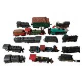 16 Miniature Train and Locomotive Pieces