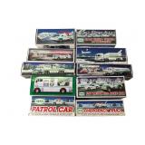 Hess Toy Trucks Lot of 10 Complete Boxed Sets