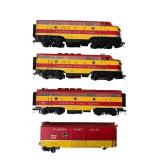Florida East Coast Train Model Set (4 pcs)