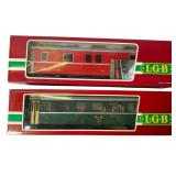 LGB G Scale German Train Box Car Set (2)