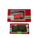 LGB G Scale Lehmann Train Set Boxcars in Box