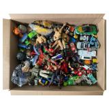 Lrge Box Full: Action Figures and Diecast Cars